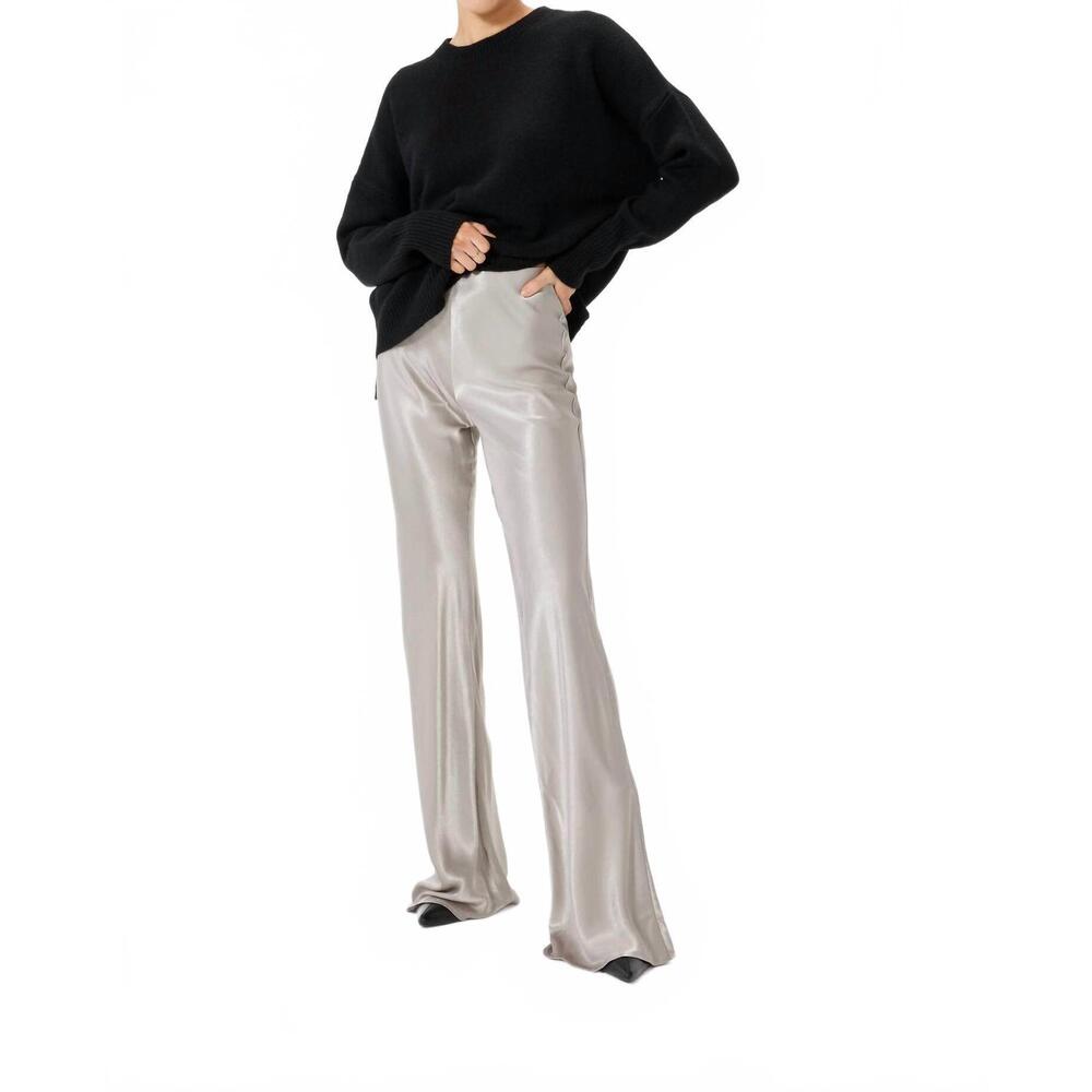 NEW SOPHIE RUE satin bell pant in grey